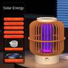 Mute Mosquito Lamp Safety Bug Zapper Trap Lamp Solar Power Mosquito Killer  Emergency