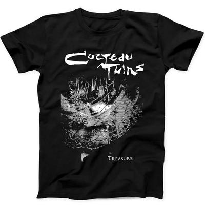 230 g/m², 100 % Baumwolle, Cocteau Twins Treasure Music, Bestseller, lustiges Geschenk, schwarzes T-Shirt B330