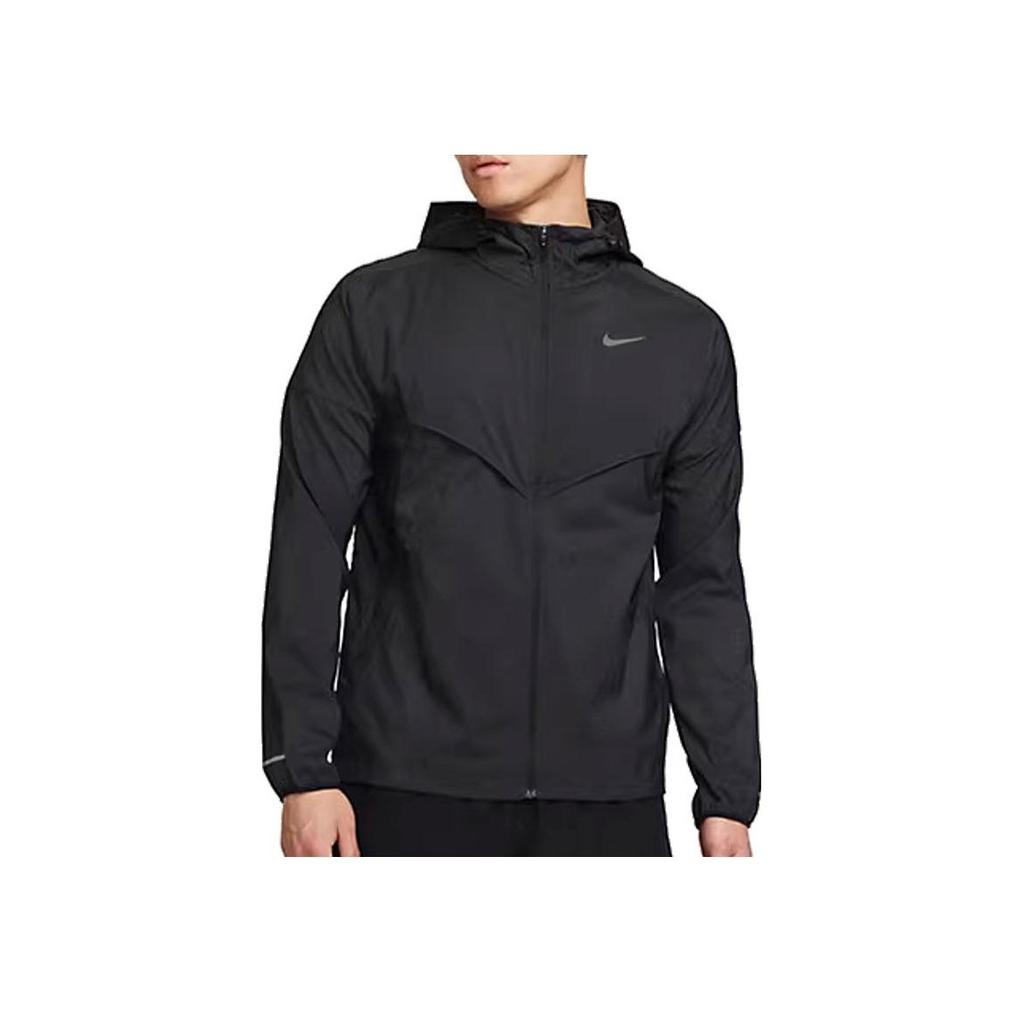 Nike Casual Hooded Jacket Men Outerwear Black FB7541-010