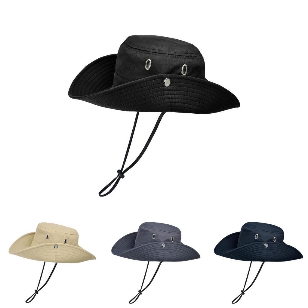 Outdoor Sun Protection Fisherman Hat With Large Brim For Travel And Hiking