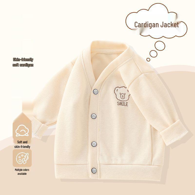 Minnie Fleece Cardigan: Warm Spring/Autumn Jacket for Infants and Toddlers