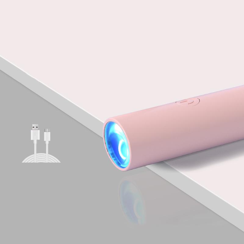 Rychleschnoucí nehtová fototerapeutická lampa UV LED 3W, lampa na sušení gel laku, manikúrní nástroj, dobíjecí, vybavení salonu