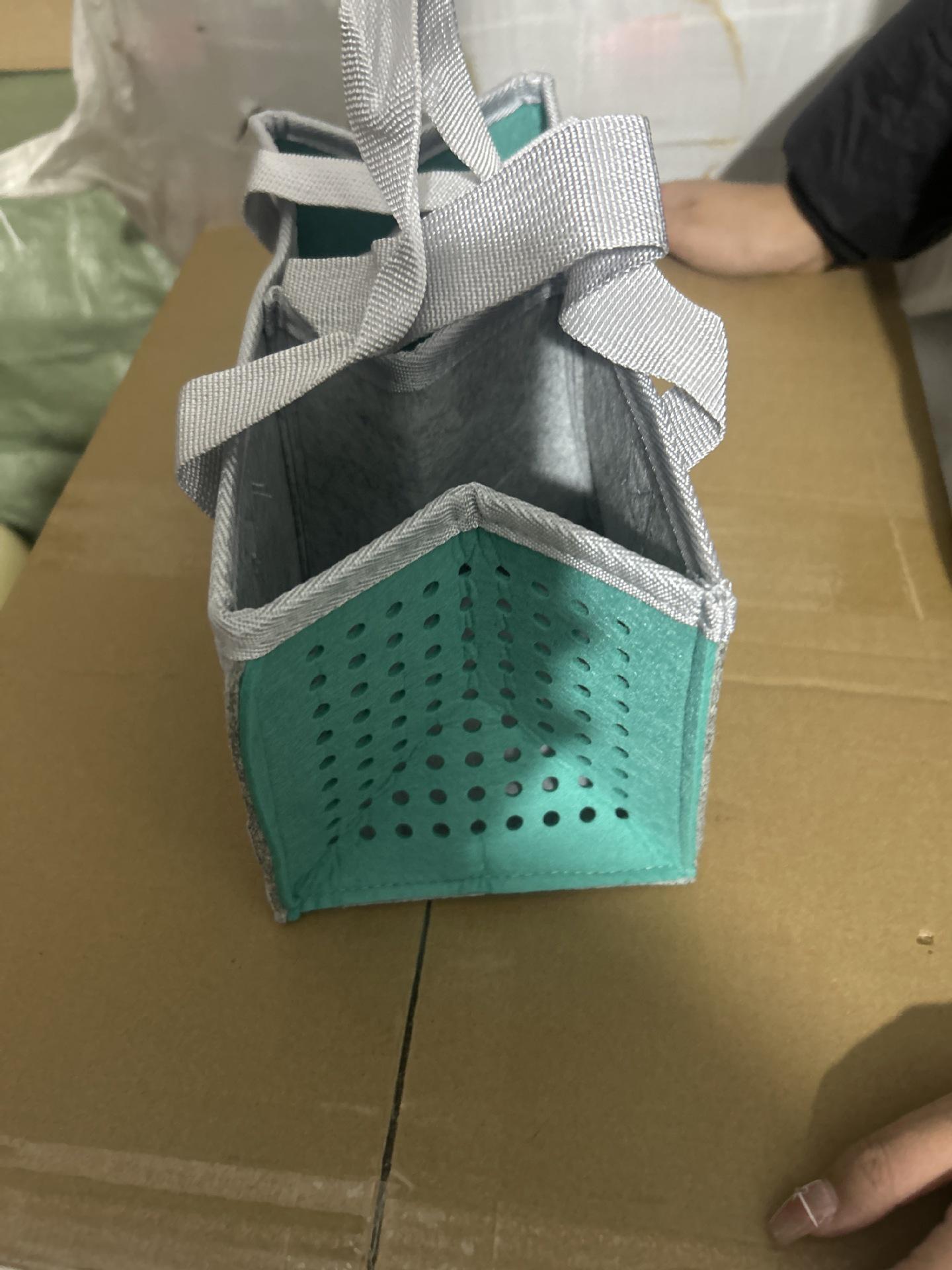 

Toniebox Audio Player Starter Set Felt Tote Storage Bag 25*13*14cm озеро синий