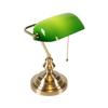 European Modern Portable Hotel Bedside Desk Light Green Banker Book Reading Brass