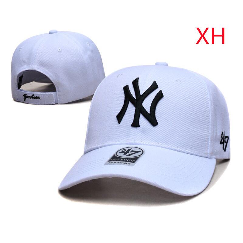 Berretto da baseball unisex 47Brand NY/LA ricamato con visiera rigida - Multicolore