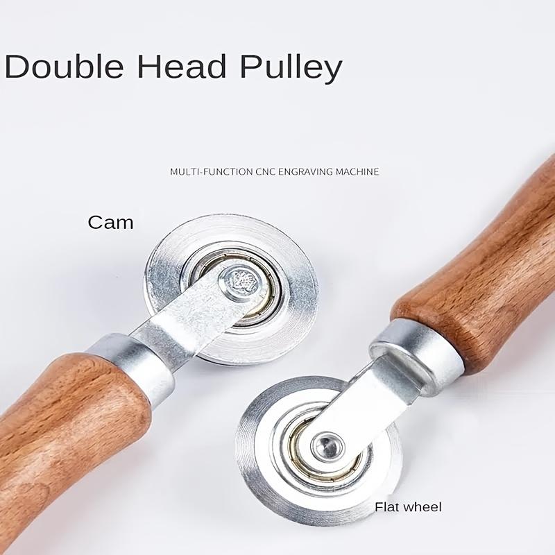1-Piece Window Installation Tool with Stainless Steel/Rubber Abrasive Cloth Wheel - Install Windows with Ease and Precision