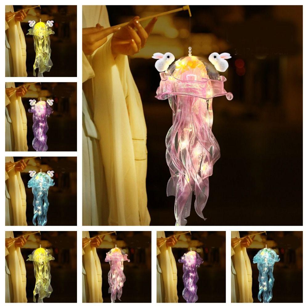 Funny Colorful Jellyfish Lantern Luminous Ocean Animals Ancient Jellyfish Lamp Wedding
