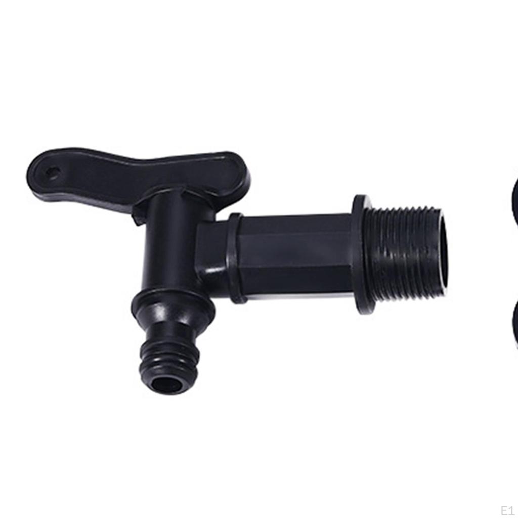 PP Water Butt Tap Connector Garden Accessories Fitting Parts IBC Barrel Adapter Tank Hose