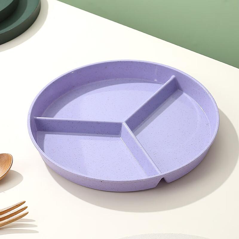 ZHI SHI Wheat Straw Divided Dinner Plate