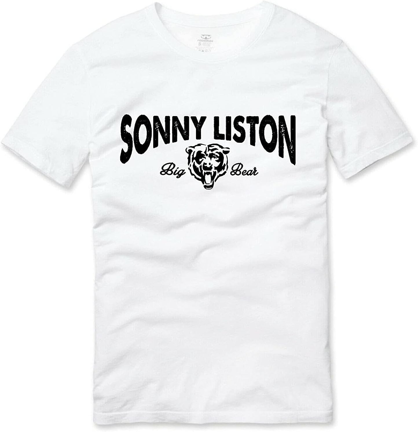 Sonny Big Bear Liston Boxing T Shirt White Man T-Shirt 100% Cotton Sleeve Shirt White L