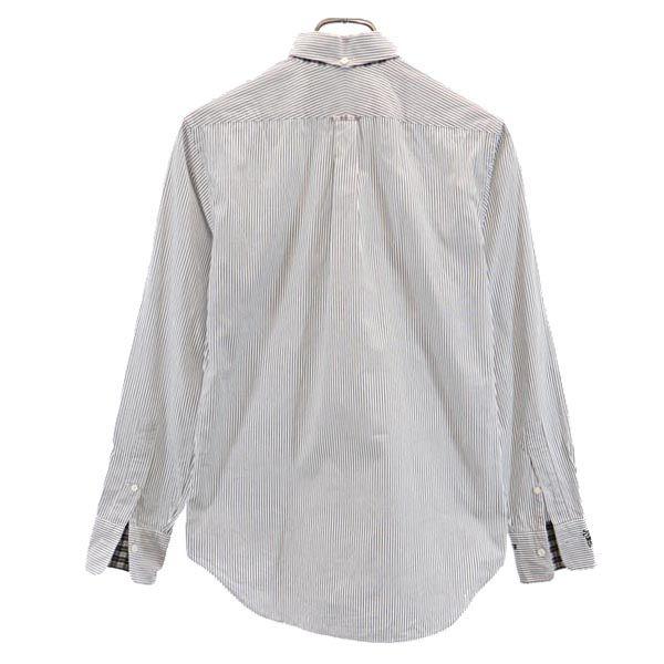 Psycho Bunny made in Japan Striped Pattern Long sleeve Button down shirt Men's Used