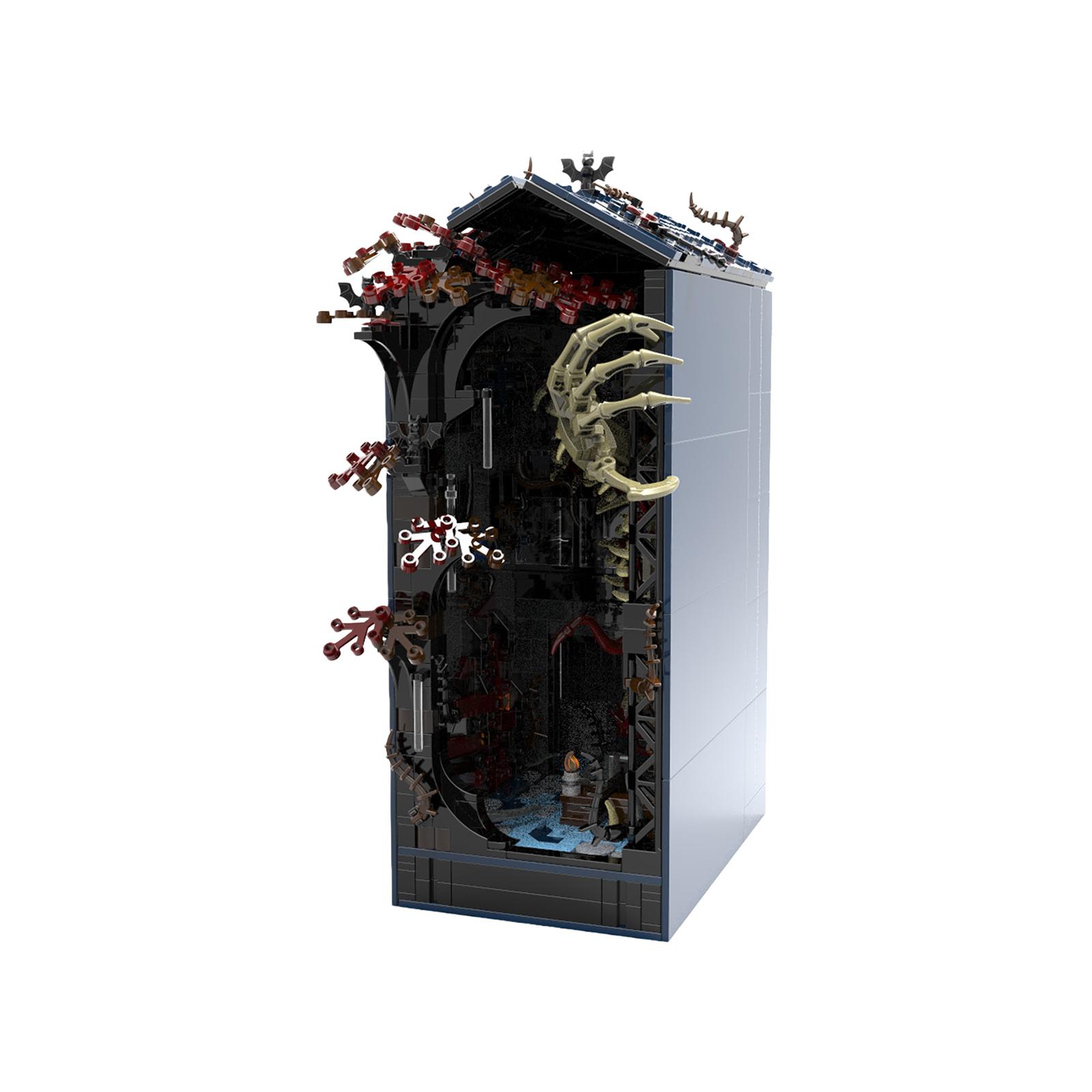 

Bookend Com With Small Light Model Ornaments, Educational Assembly Toys One Size чёрный