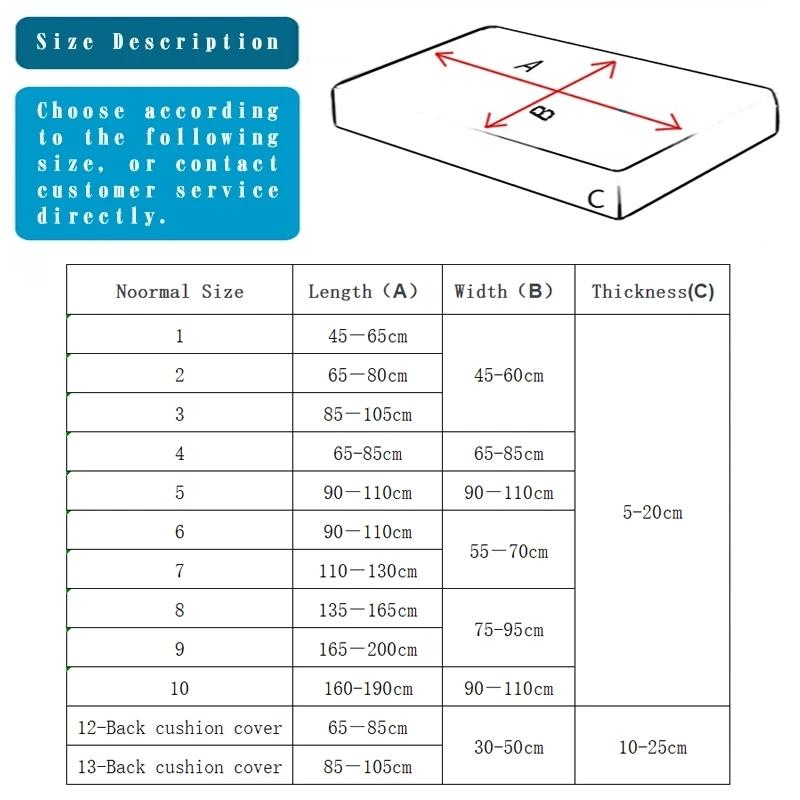 Ζακάρ Χοντρό κάλυμμα μαξιλαριού καθίσματος καναπέ Αφαιρούμενο τεντωμένο τμηματικό καλύμματα καναπέ καναπέ Έπιπλα Αντισκόνη Προστατευτικό Φιλικό προς τα κατοικίδια
