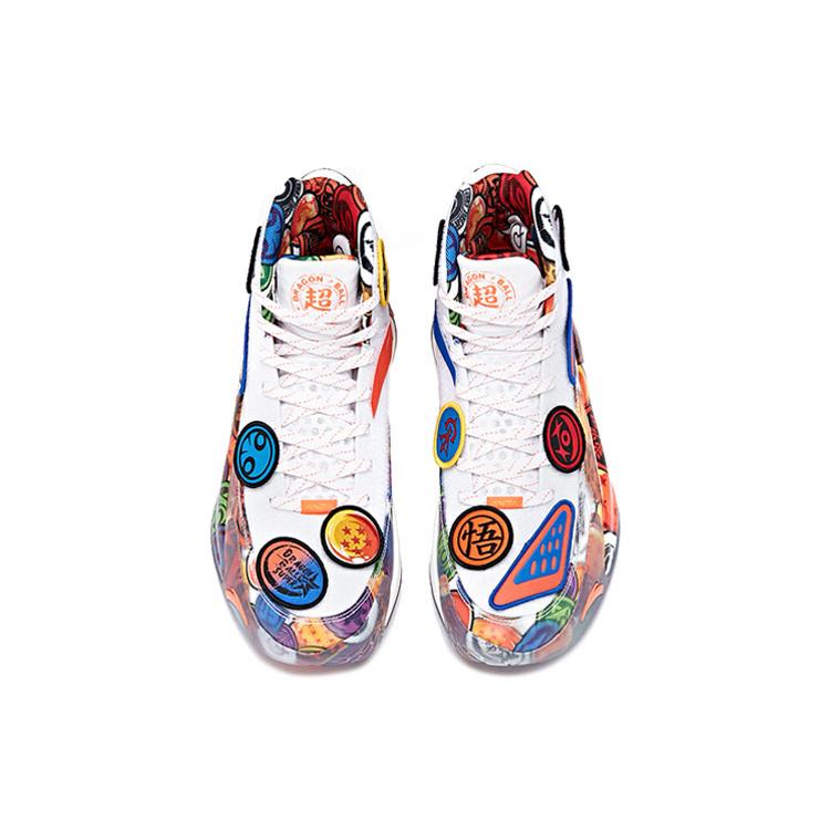 Anta KT5 Basketball Shoes Women's High Top White Orange 122011101-6