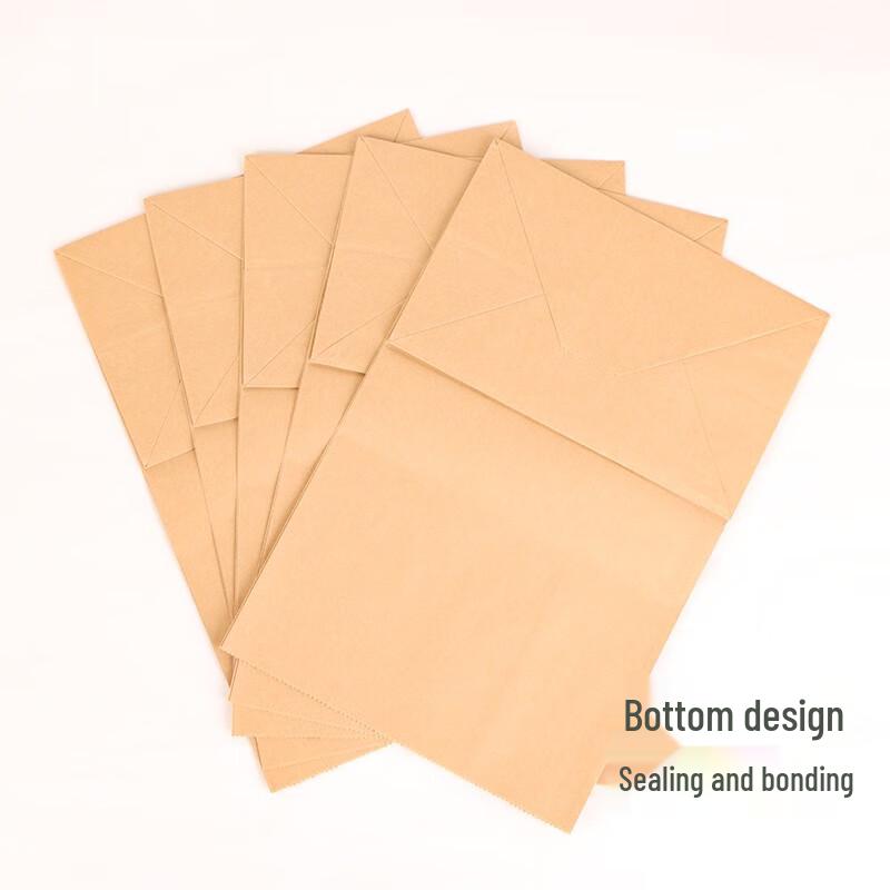 TaTanice Large Oil-Proof Kraft Paper Food Storage Bags