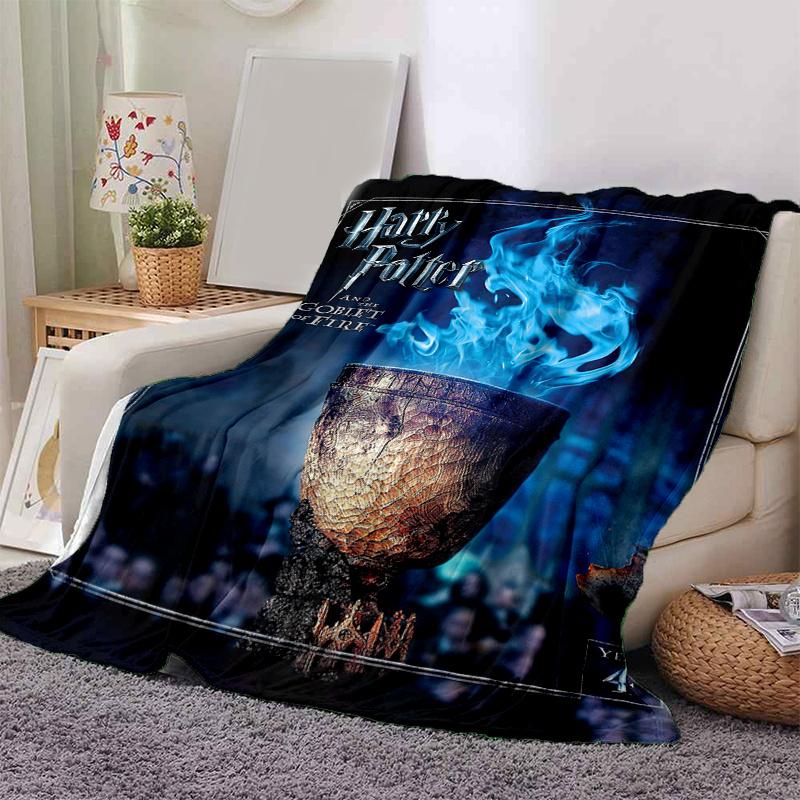 

Harry Potter Goblet of Fire Movie Poster PrintPrint Blanket, Soft Blanket For Sofa Office Bed And Travelling Daughter Birthday Gift esj221 130cm×150cm（50in×60in）