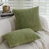 Double-sided Plush Pillow Cushion Cushion Sofa Cream Style Pillow Case Pillow Case Hotel Bed and Breakfast Bay Window