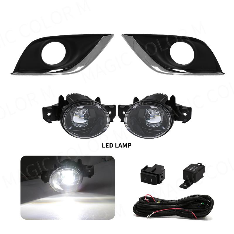 For Nissan Sunny Led Fog Light VERSA Sedan ALMERA N17 2014 2015 2016 2017 2018 Daytime Running Lamp DRL Daylight Waterproof 12V