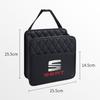 djbf10 Car Seat Storage Bag Pu Leather Cup Pockets Stowing Tidying For Seat Leon Ibiza Alhambra Exeo Altea Arona Mii IBL Car Accessorie