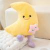 Spicy Strips Cute Clouds and Moon Pillows Doll Plush Toys Doll Sofa Living Room Cushion Decoration Ornaments