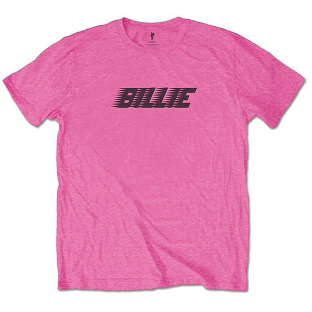 Men s Billie Eilish Racer Logo & Blohsh (Back Print) Slim Fit T-shirt Medium S