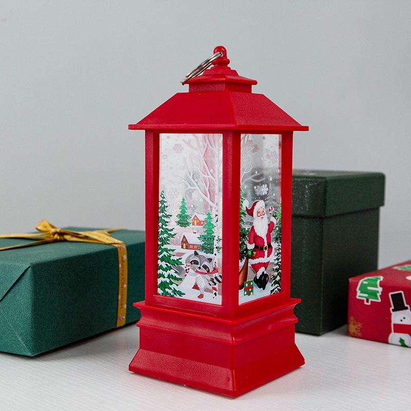 Festive LED Santa Lantern - Creative Night Light Gift