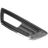 Ford FOCUS III FL 12-16 With Halogens, Front Bumper Grille Insert, Black & Chrome, Right
