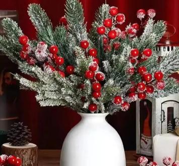 Artificial Green Plants 6 Pack Plant Ornaments for Home Shelf Table Centerpiece