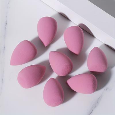 8pz Mini Spugna Dettaglio Trucco Blender Set Trucco Bellezza Professionale Per Polvere, Crema O Liquido
