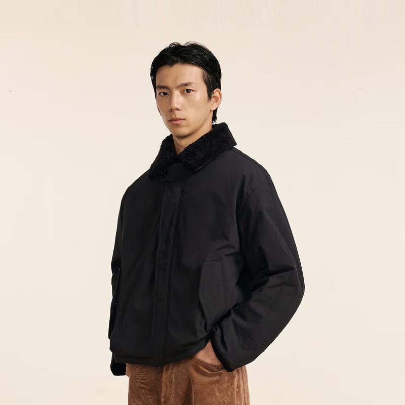 CROQUIS Men's 2024 Winter Loose Velvet Lapel Jacket