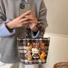 Ladies Tote Bag With Nylon Material And Zipper Closure For Casual Outings