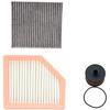 3pcs Filter Set Compatible With Nissan Qashqai J12 2023-2024 1.3T Engine Cabin AC Fresh Air Oil Filter Parts HR13 Accessories