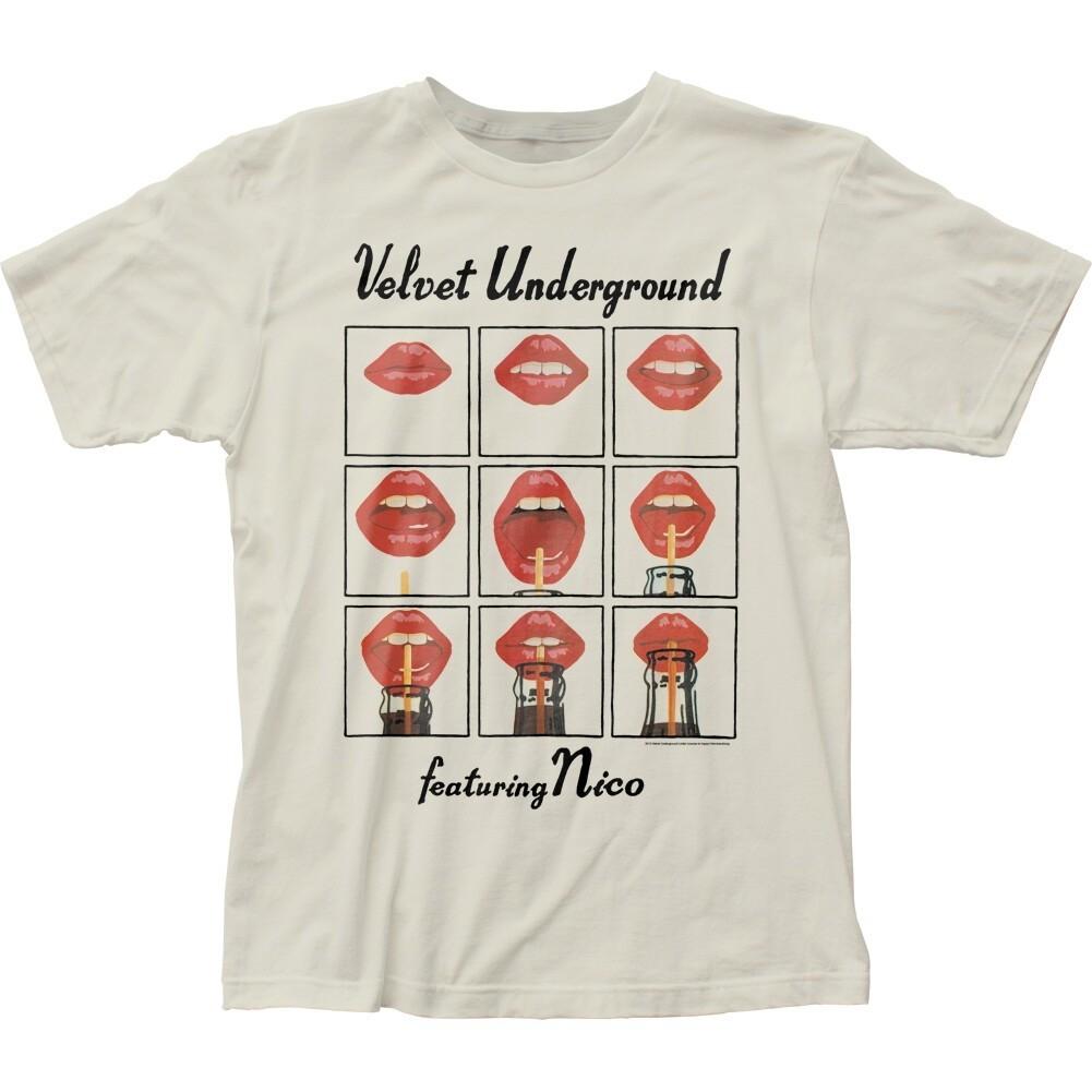 Retro Velvet Underground Featuring Nico Cotton All Size Shirt S82137 L