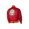 Nike CNY Serie Druckknopf Gerippter Kragen Langarm Jacke Kinderjacken Rot FD4073-657