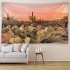 Botancial Cactus Tapestry, Tropical Desert Forest Plant Wall Tapestry For Kids Teens Bedroom Living Room Rustic Fashion Artwork