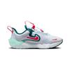 Nike Run Flow Comfortable Round Toe Kickproof Low Top Kids Running Shoes Kids Running Shoes White Blue DR0471-101
