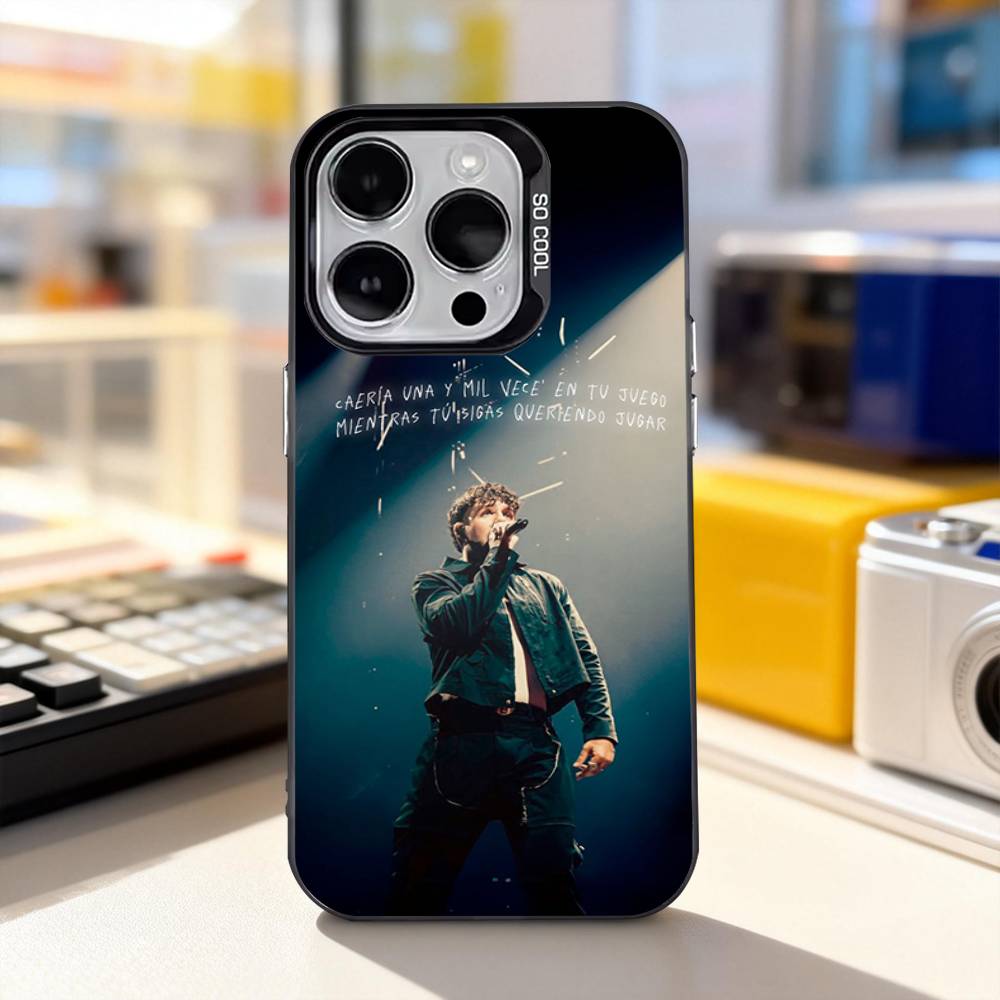 Q-Quevedo BUENAS NOCHES Cool Phone Case For iPhone 11,12,13,14,15,16,17,Pro,Max,Plus,E,Air,Mini IMD Matte Black