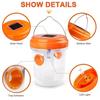 Solar Powered Led Insect Killer Mosquito Zapper Outdoor Hanging Trap Safe Non-Toxic Reusable Lamp Light Trap Pest Control Light