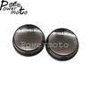 2/4 Universal Front & Rear Turn Signal Lens 2.75" Indicator Lense Cover For Honda Kawasaki Cruisers VTX VN Vulcan 1300 1600 1800