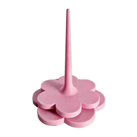 3D Printed Flower Yarn Holder for Crocheting Knitting Tangle-Free Yarn Ball Dispenser Stand Smooth Yarn Spinner for Women Crafters