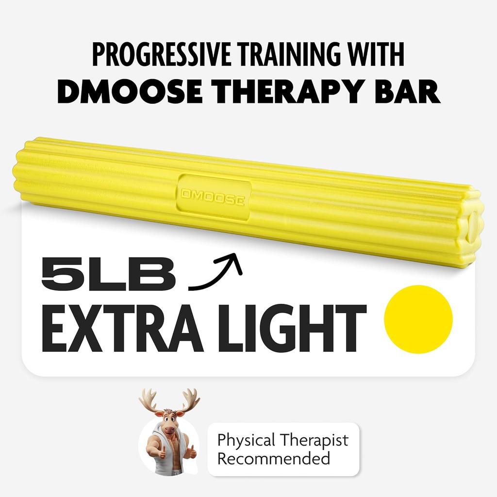 Flex Therapy Bar, Flexbar do fizjoterapii i drążek oporowy na łokieć tenisisty, zapalenie ścięgien, ból nadgarstka, przedramion, poprawa siły chwytu