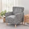 1 Stück Blumen-Sesselbezüge Elastisch Weich Club Tub Sofabezug Wohnzimmer Schmutzabweisend Einzelsofa Überwurf für Arbeitszimmer Bartresen