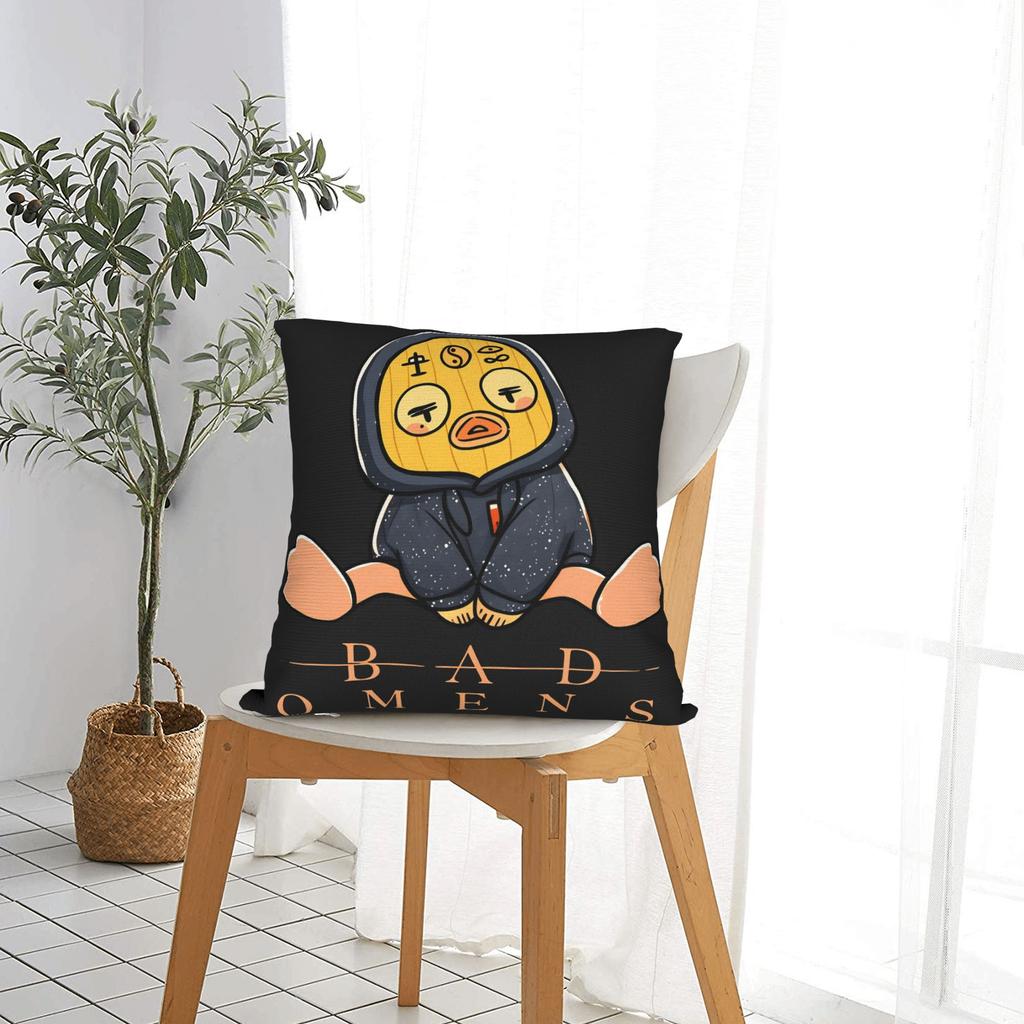 Bads Omensss Do You Feel Love Tour Pillow Case Soft Pillow Cover Novelty Pillowcases For Sofa Car Home Decor