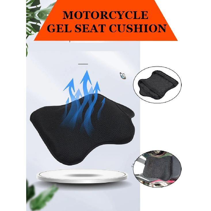 Pressure Relief Anti Slip Universal Comfortable Seat Cover Motorcycle Seat Cushion Gel Honeycomb Motorbike Accessories Gel Guard