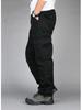 Autumn Men's Multifunctional Cargo Pants - Loose Fit, Multi-Pocket, Outdoor Casual Cotton Trousers