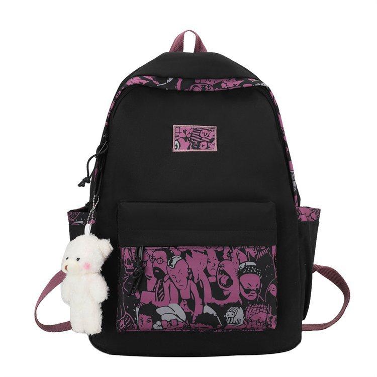 Schoolbag New Japanese Trend Simple ins Mori Versatile Large Capacity School Bag Female Junior High School High School Student Backpack