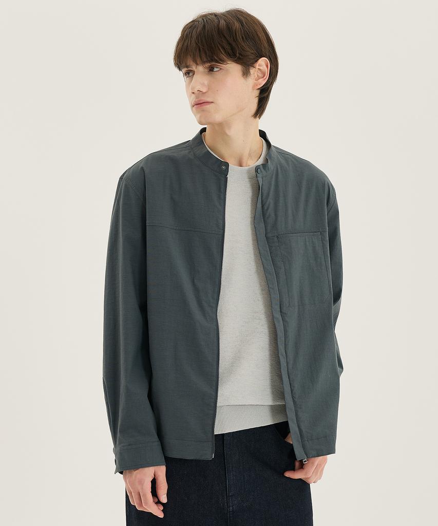 Mindbridge Minimal Semi-Regular Fit Blouson - 2 Colors