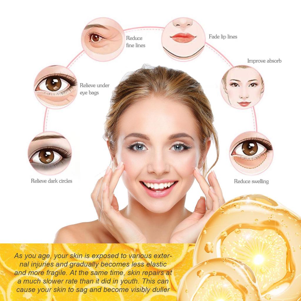 24k Gold Facial Skin Care Set Anti Wrinkle Fade Dark Circles Firming Moisturizing Repairing Eye Mask Essence Korean Cosmetics