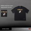 Li Ning X Staple Collaboration Series Comfortable Versatile Solid Color Round Neck Simple Short Sleeve T-Shirt Men T-Shirts Black AHSV715-3
