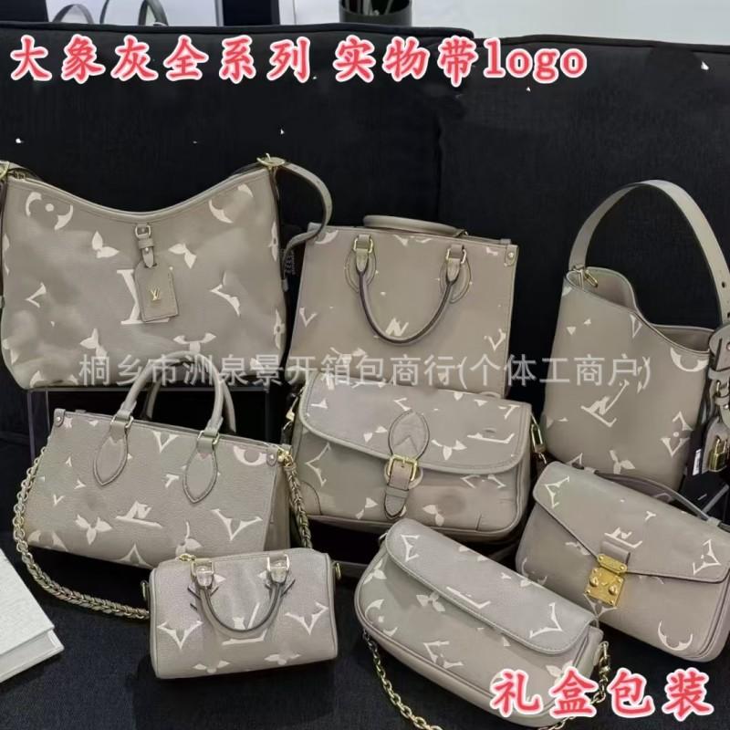 Womens Genuine Leather Crossbody Bag Fashion Versatile Shoulder Large Capacity Khaki Series